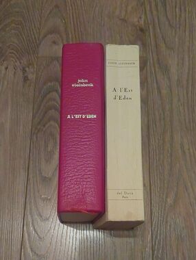 John Steinbeck A l'Est d'Eden - 1954 Et 1970 Livre Classique Lot De 2 Vintage
